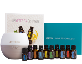 Home Essentials Kit - 10 ätherische Öle + Petal Diffuser