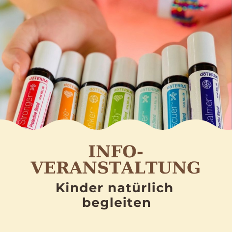 Suchst du eine natürliche Lösung für deine Kinder?
Dann komm zu unserer Info-Veranstaltung am Dienstag, 2. September 2025 um 20.00 – 21.00 Uhr in der Bibliothek Amriswi.