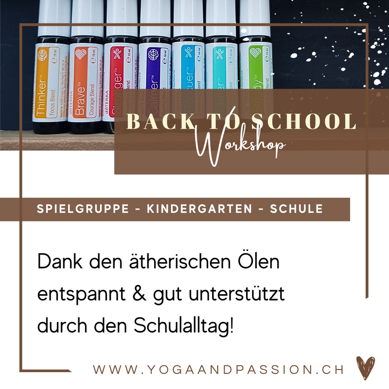 Dank den äth. Ölen entspannt & gut unterstützt durch den Schulalltag.