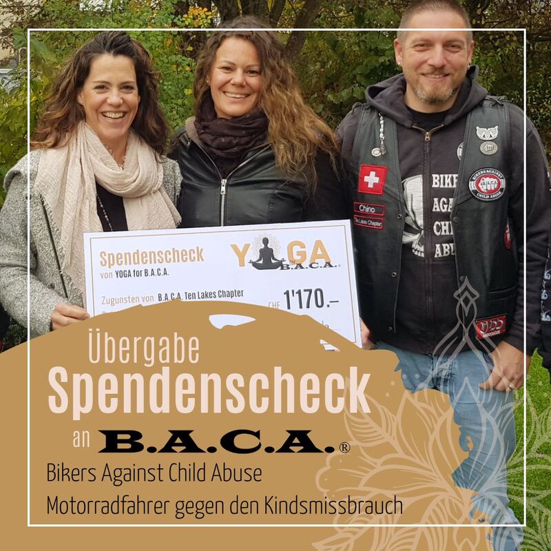 YOGA for B.A.C.A.
Spendenanlass vom 6. Nov. 22 in 9313 Muolen SG